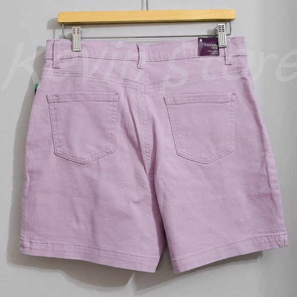 NWT Gloria Vanderbilt Ladies' Amanda Short  Purple‎ - Picture 8 of 9